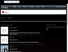 Tablet Screenshot of gkoop.com